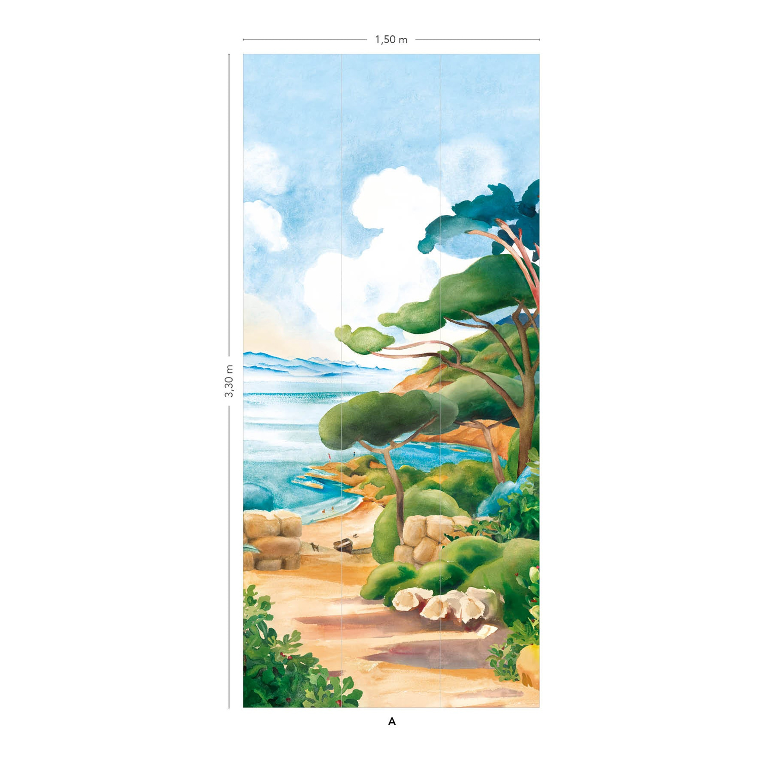 Wallpaper Cap Corse - Panel A