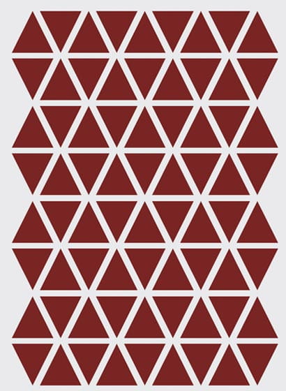 Wall Decal Mini Triangle - rot