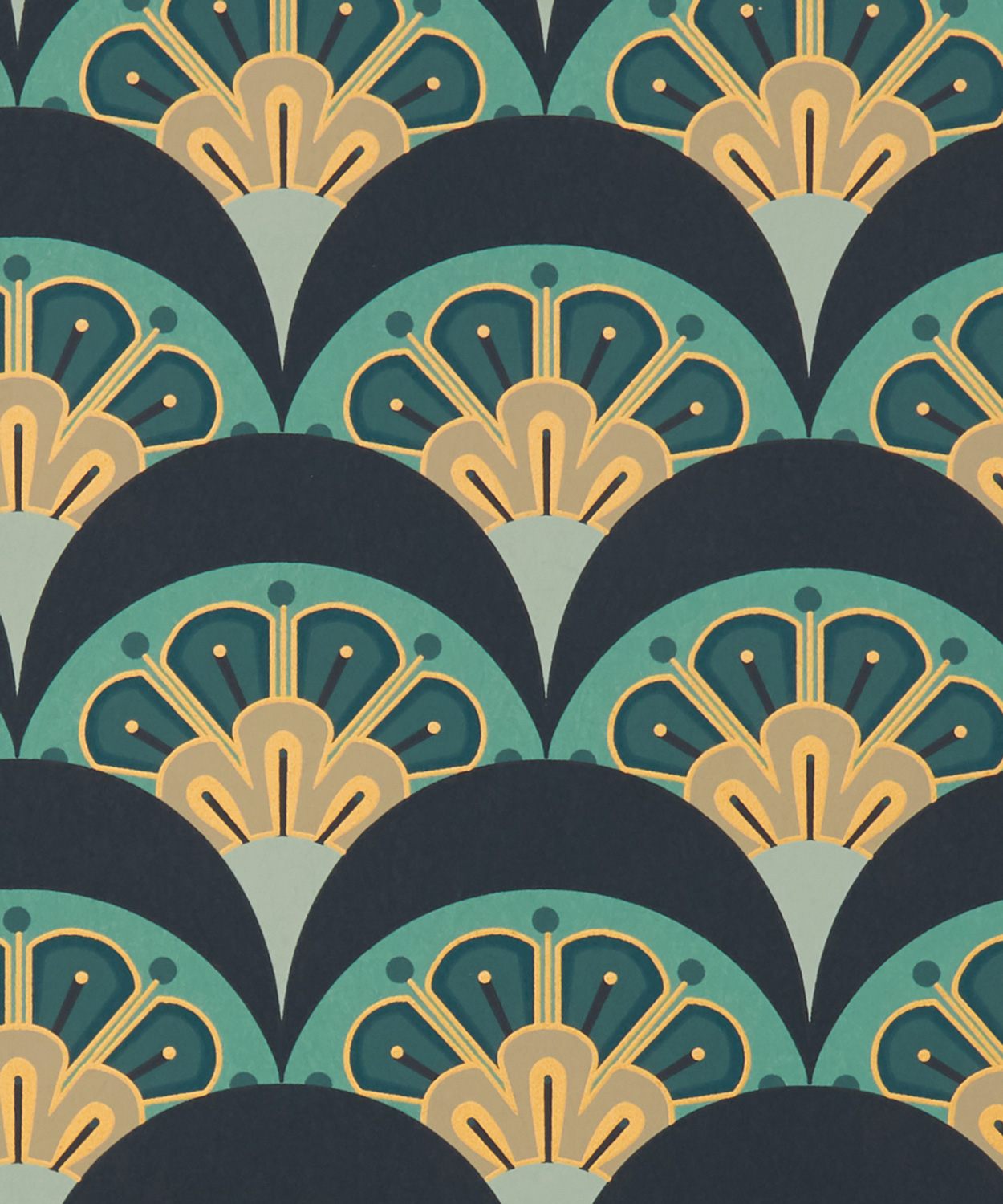Tapete Deco Scallop - Jade
