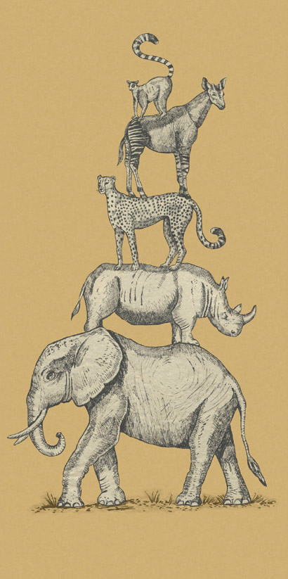 Tapete Safari Stack - 399112