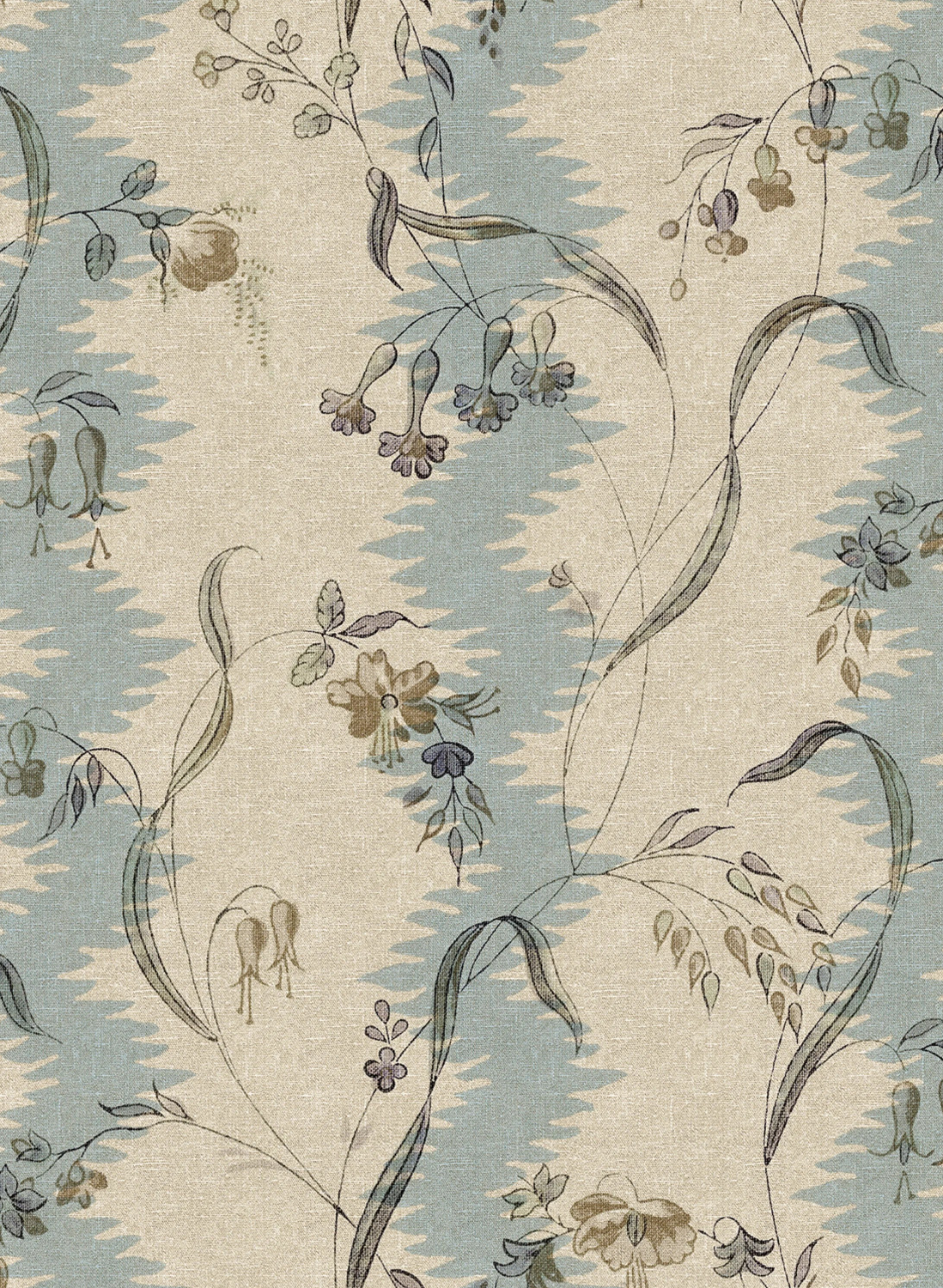 Wandbild Beatrice - Misty Blue