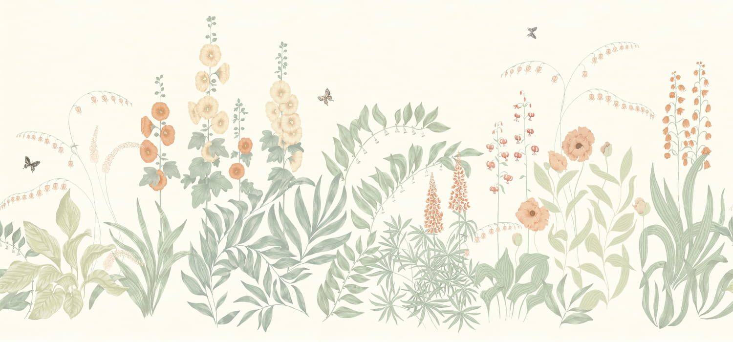 Wandbild Aino - Peach