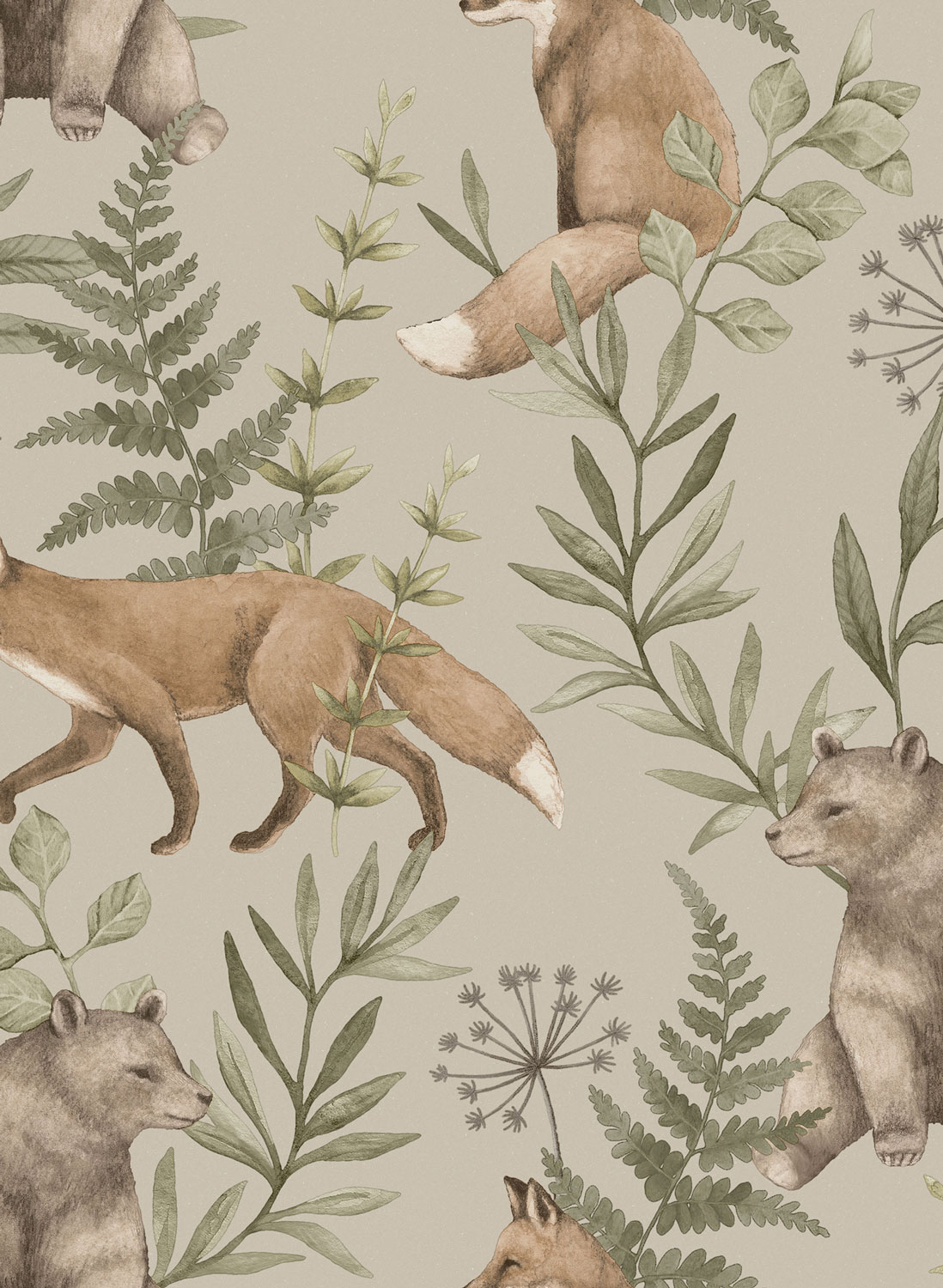 Tapete Wild Forest - 6921
