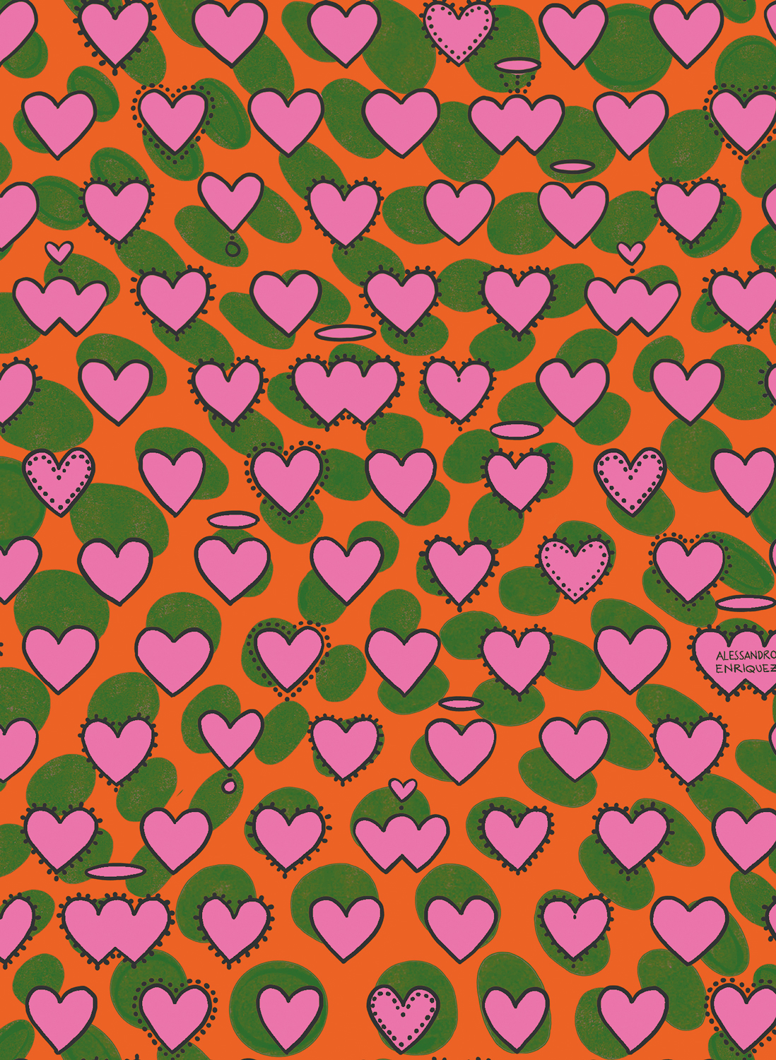 Tapete Psyco Cuori - 25500
