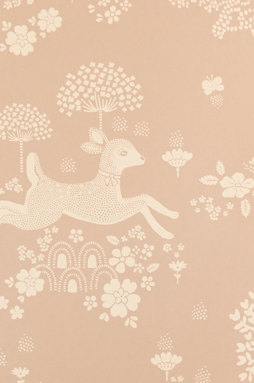 Tapete Summer Fields - Dusty Pink