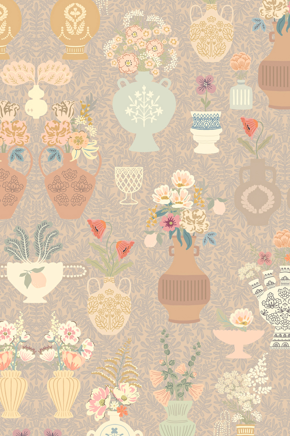 Tapete Summer Spritz - Smoky Sand
