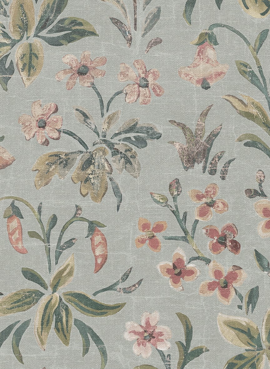 Wandbild Ania - Misty Blue