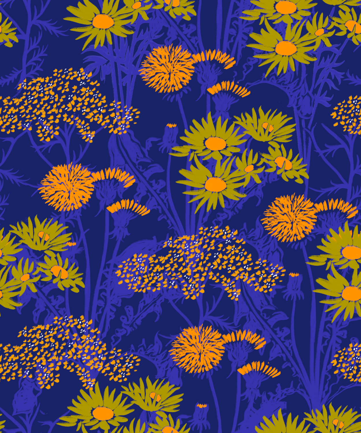 Tapete Picnic - Cobalt