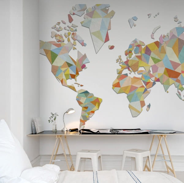 Wandbild Triangle Land