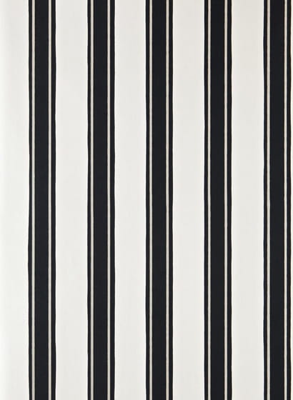Tapete Block Print Stripe - Pointing/ Railings/ Silver
