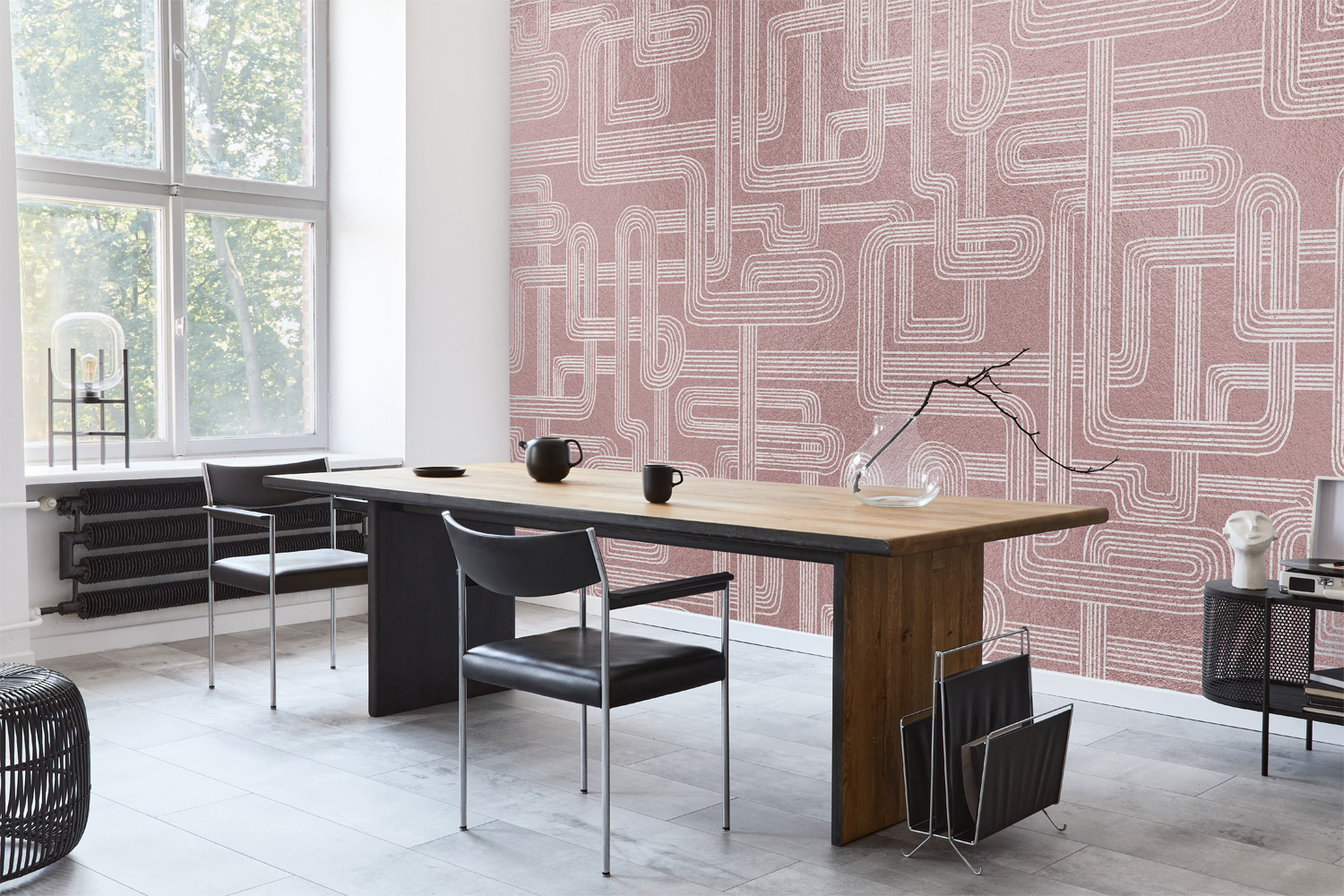 Wandbild Gatsby Metallics - Rose
