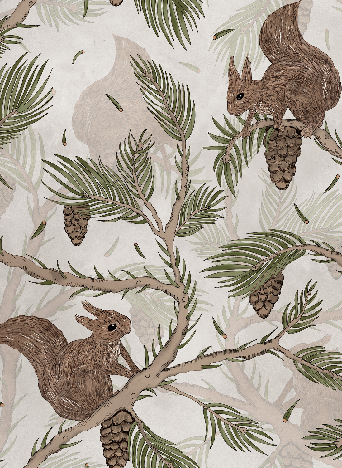 Tapete Squirrel Mountain - Sand