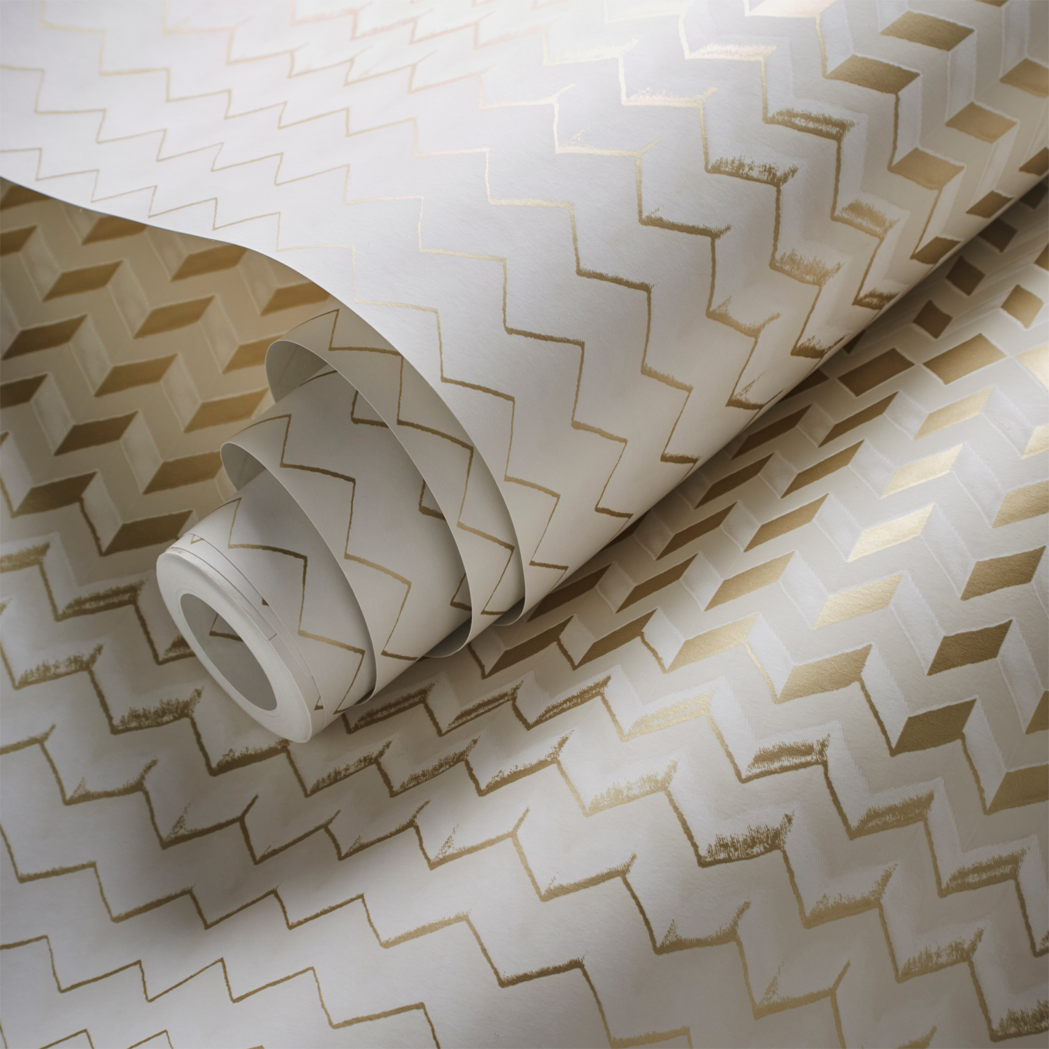 Tapete Fragment - Natural/ Gold