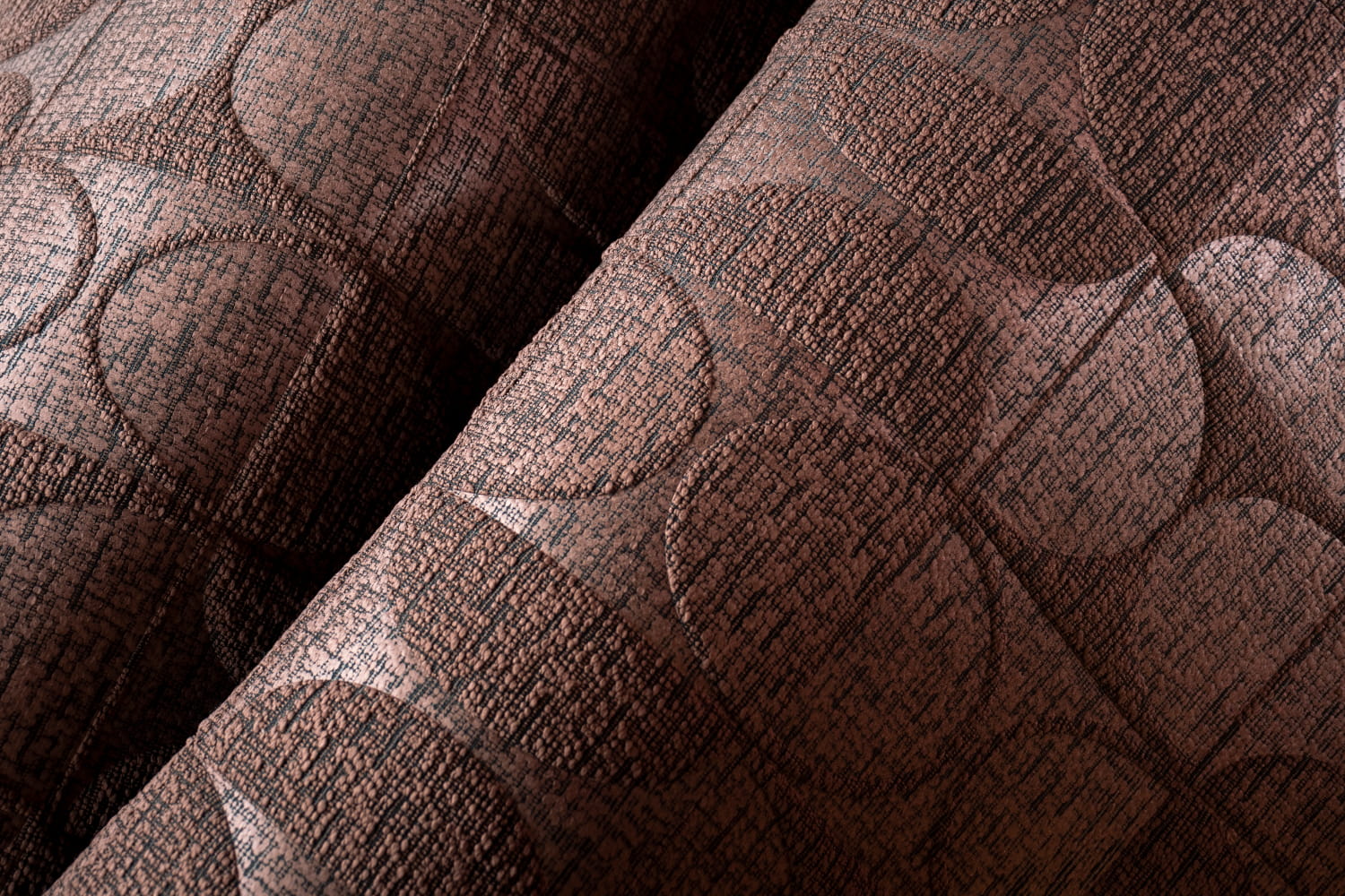 Tapete Curve - Dark Taupe