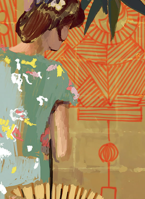 Wandbild Un Conte Fantastique - Panel 3