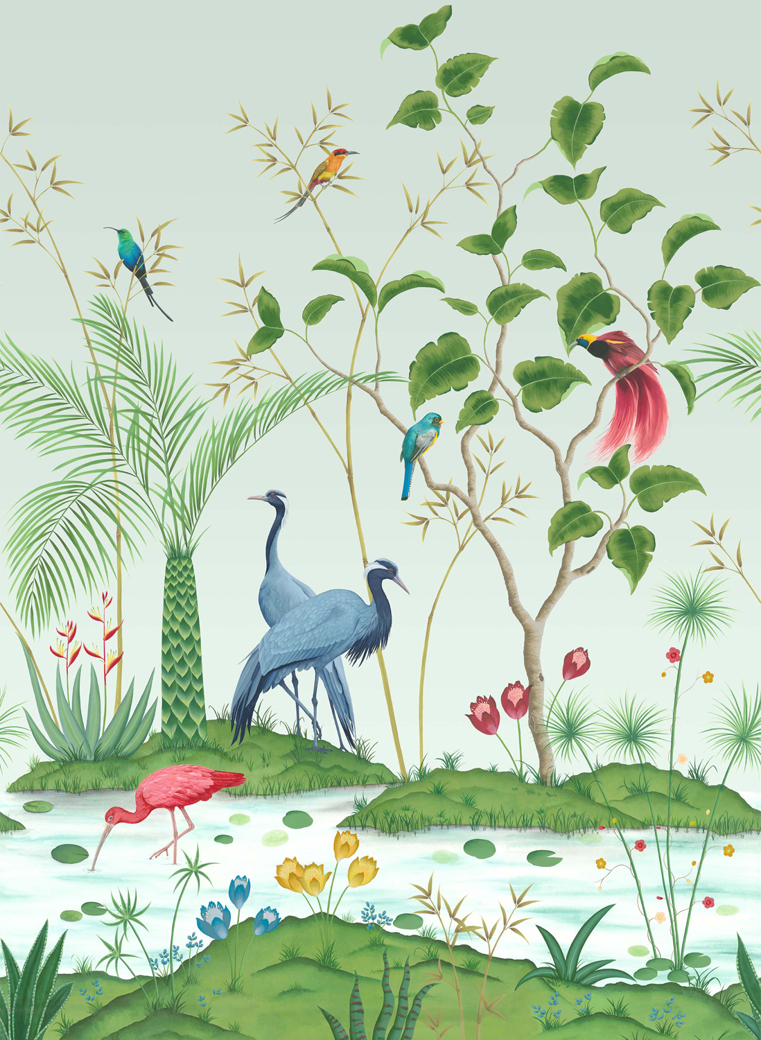 Wandbild Mirage - Eau de Nil
