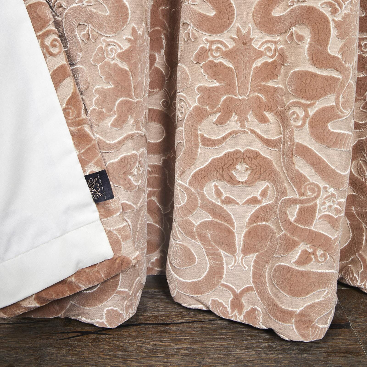 Stoff Anaconda - Cut Velvet - Dusk Pink