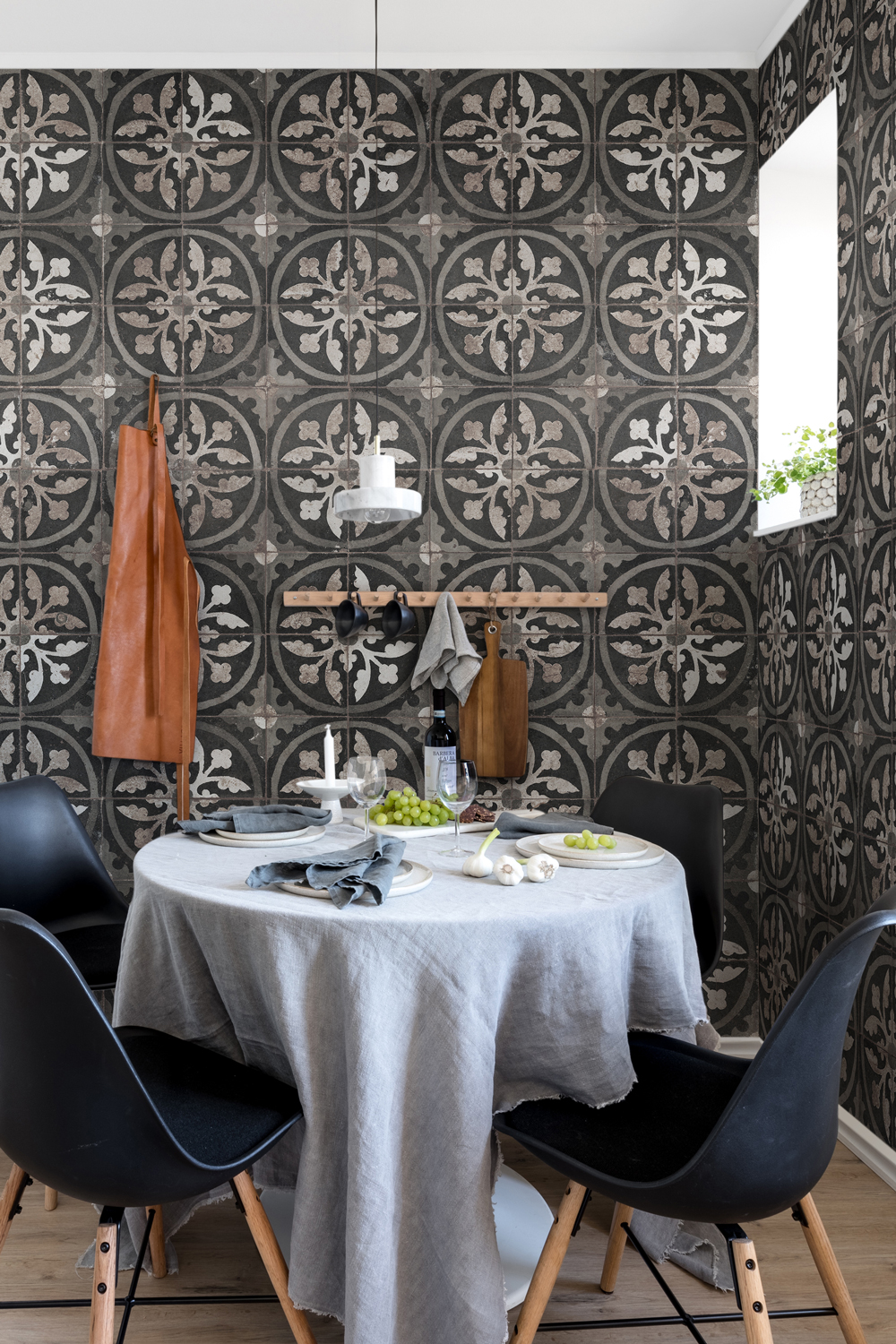 Wandbild Ravenna - Charcoal