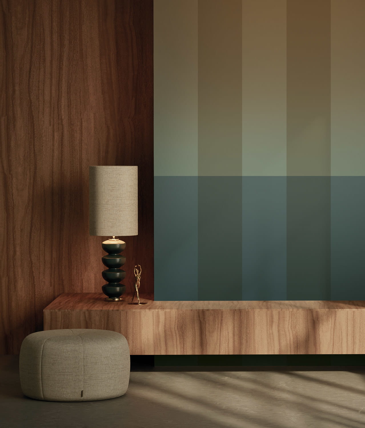 Tapete Gradient Stripes 1 Uyterlinde - FU-016