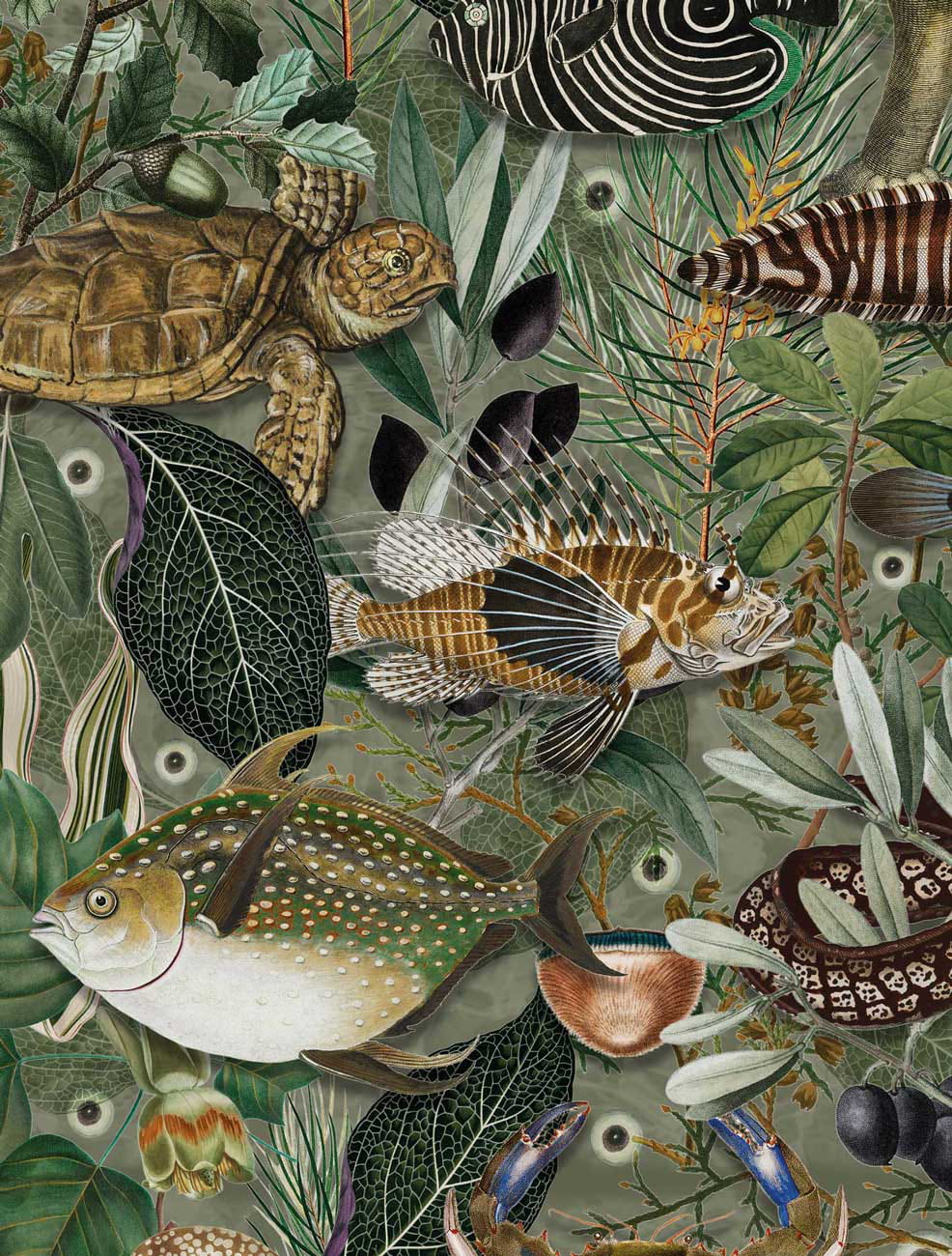 Tapete Underwater Jungle 3 - M 1.95m