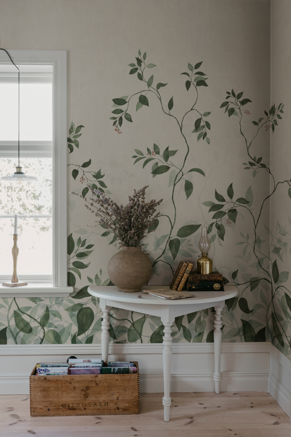Wandbild Josefine - green