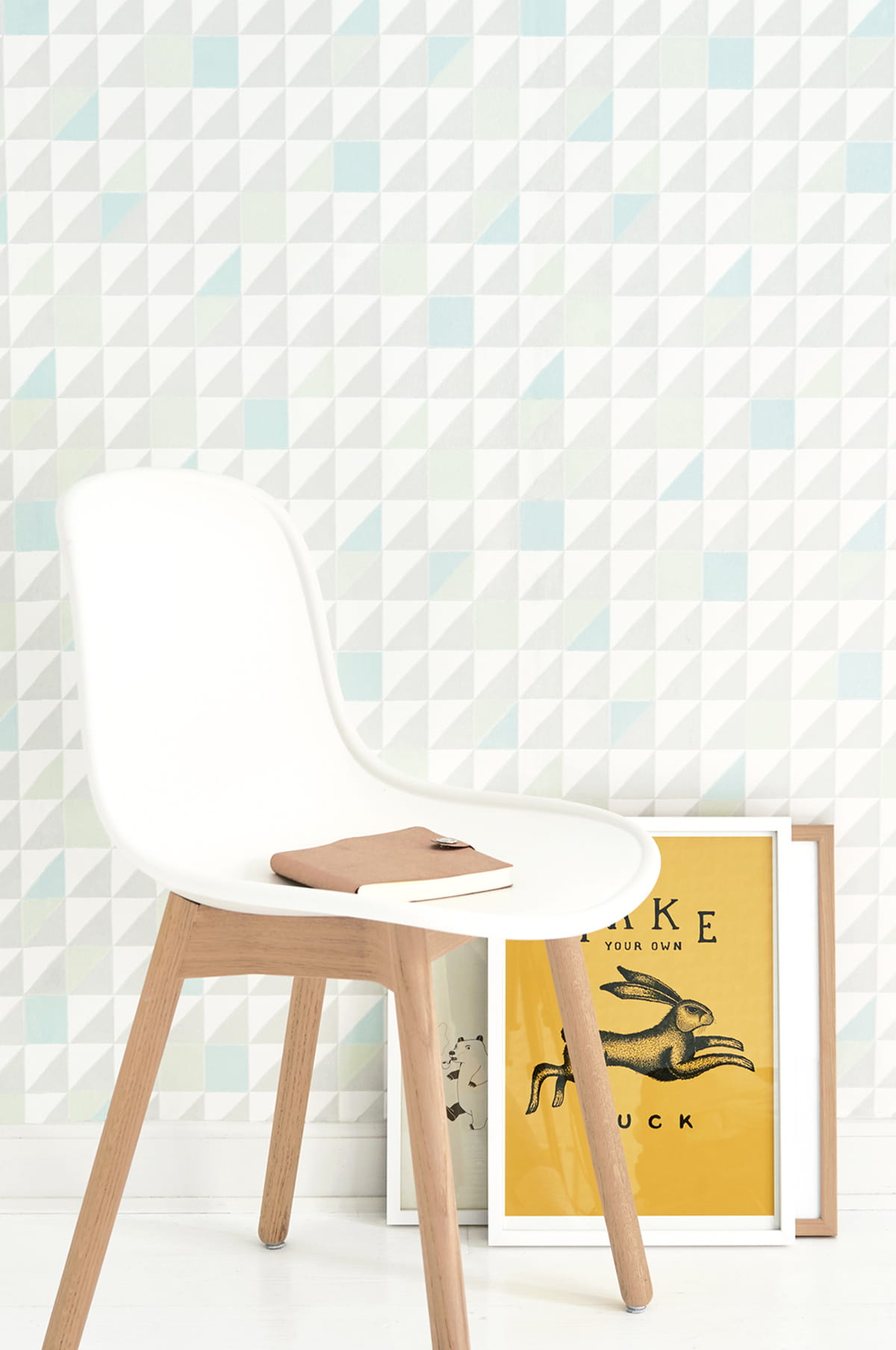 Tapete Katinka - Grey/ Turquoise/ Green/ Cream White