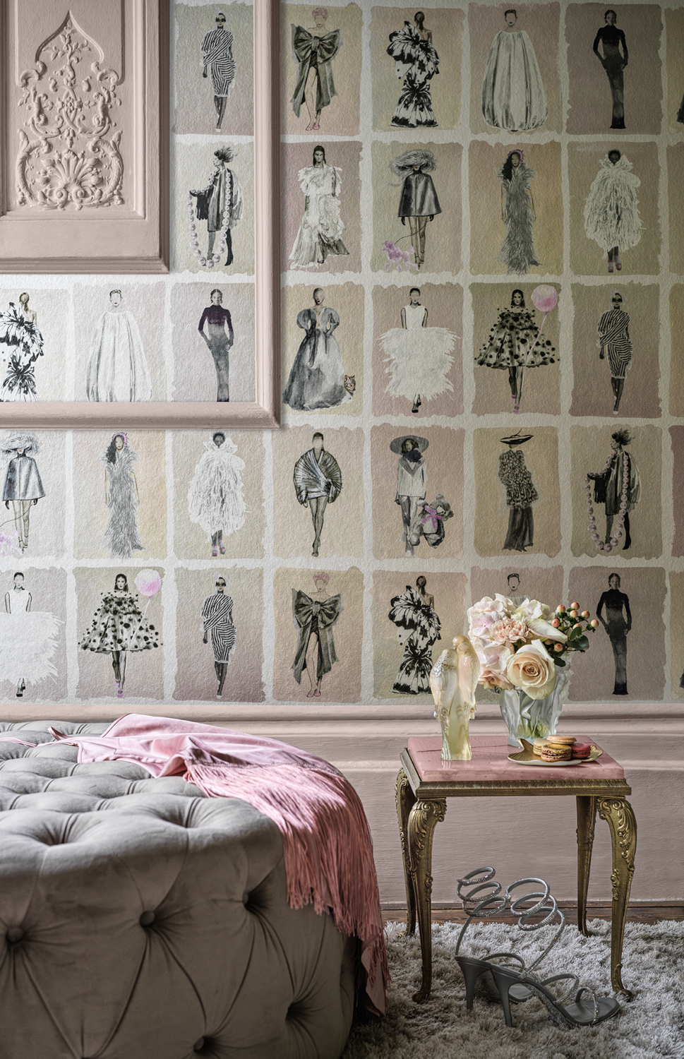 Tapete Couture Carousel - Blush Pearl