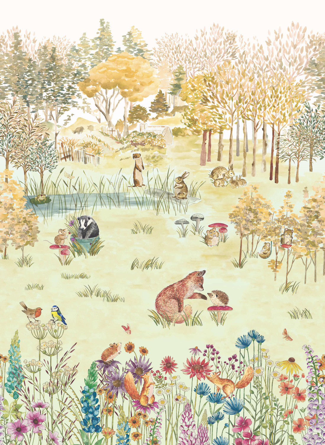 Tapete Potter's Woodland - Harvest