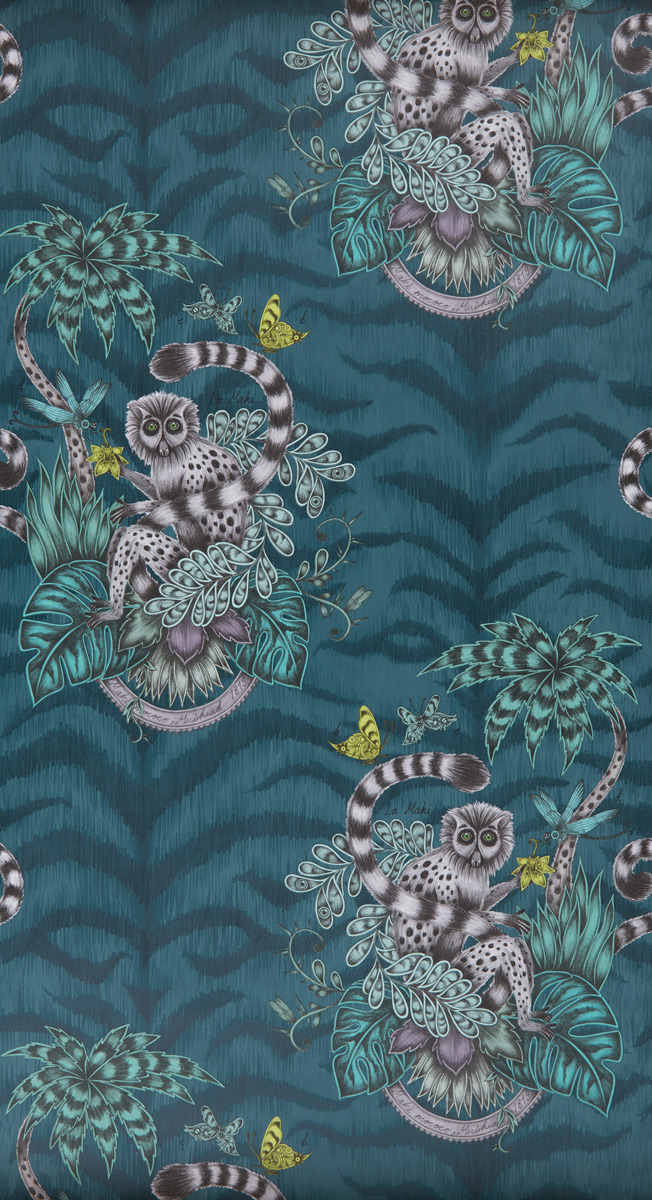 Tapete Lemur - Navy