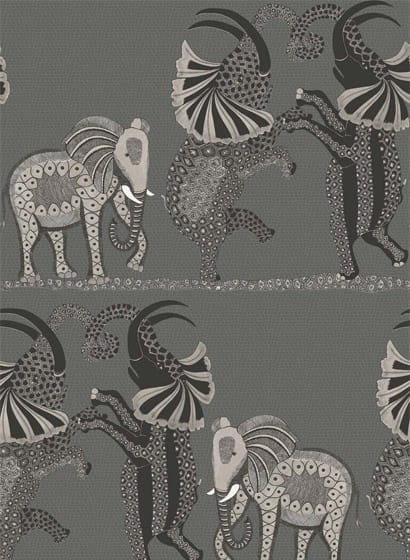 Tapete Safari Dance - Black/ White