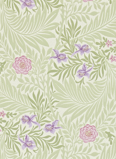 Tapete Larkspur - Olive/ Lilac