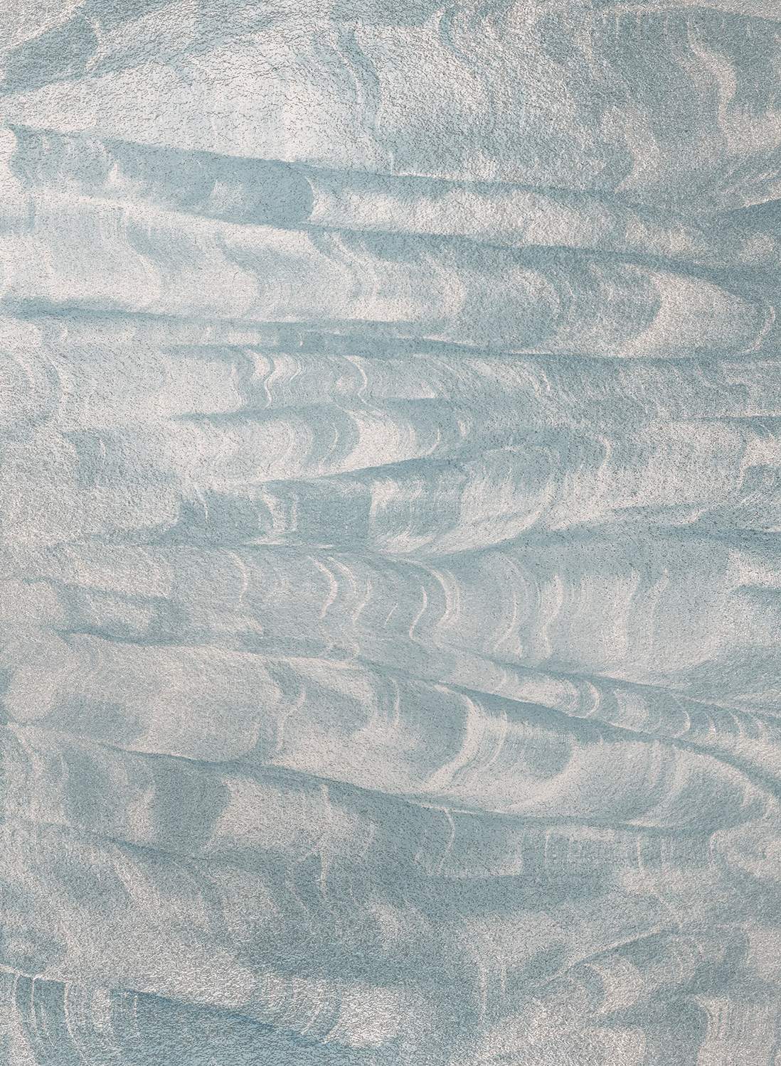 Wandbild Sand Waves Metallics - Silver