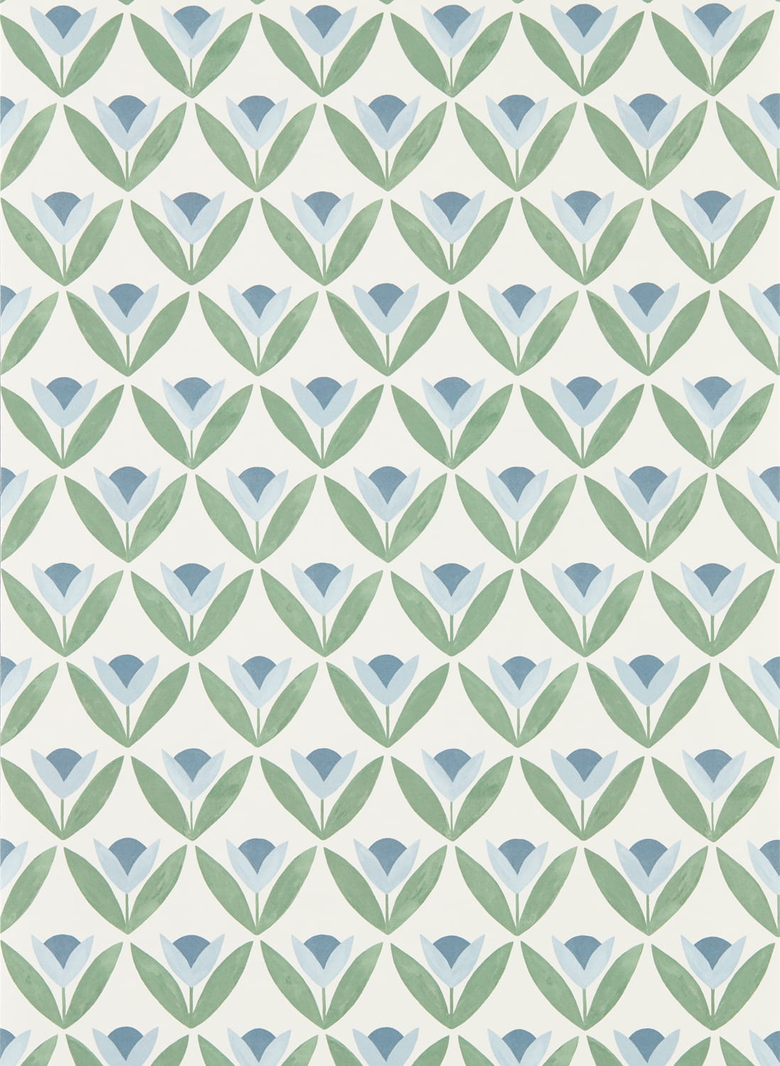 Tapete Tulip Trellis - Coast Blue