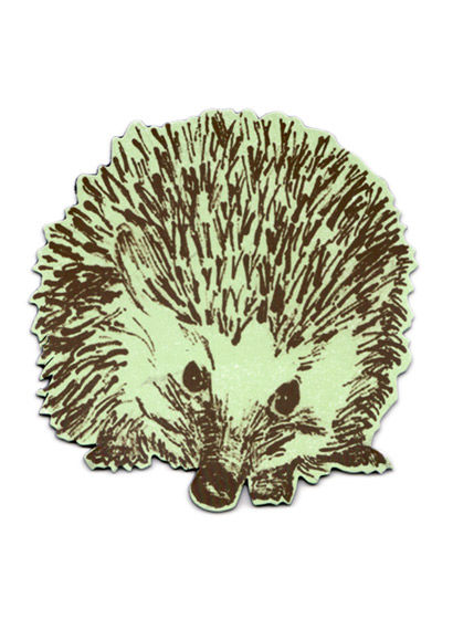 Magnet Hedgehog - Hedgehog Round Green