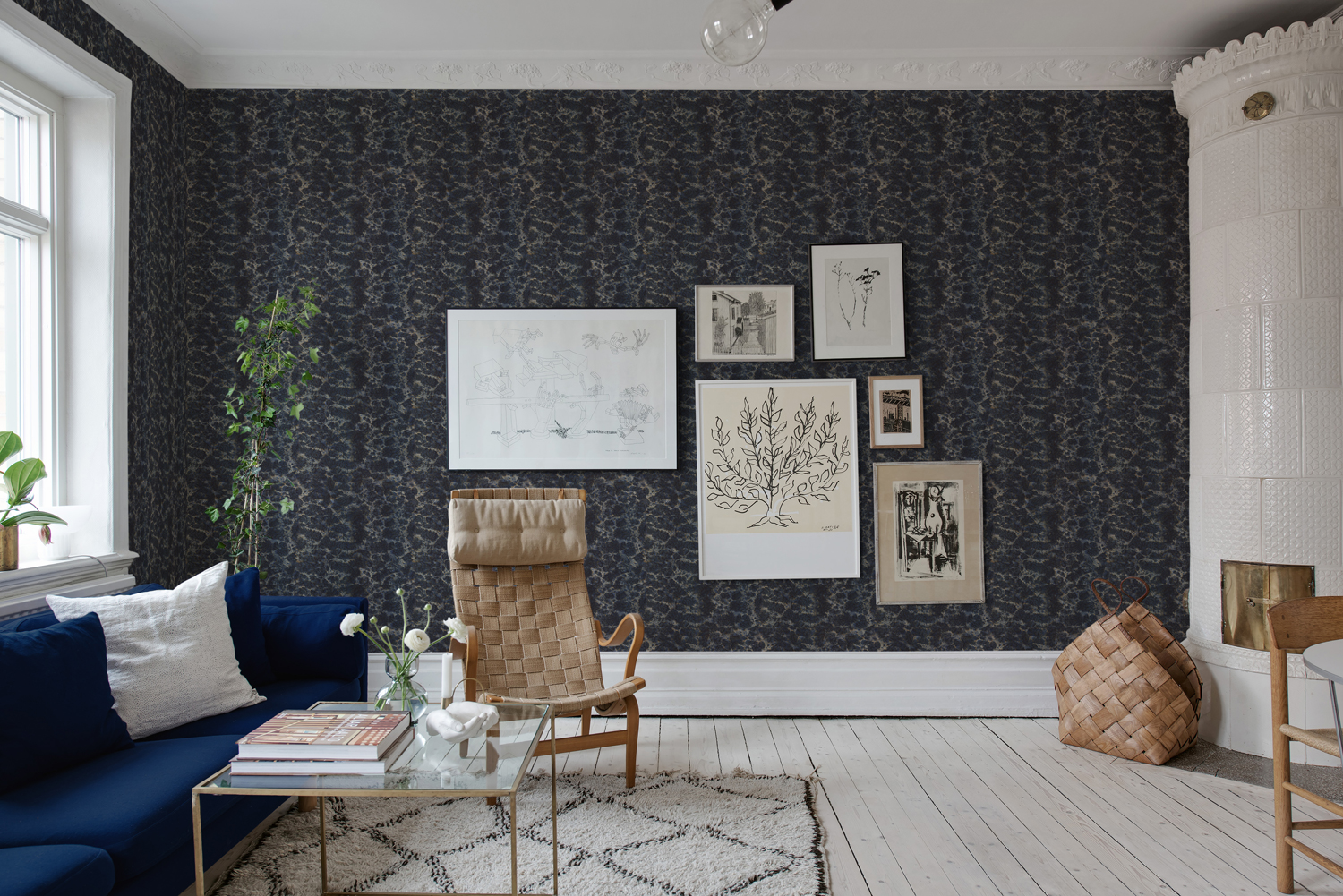 Tapete Flow Mini - Deep Blue