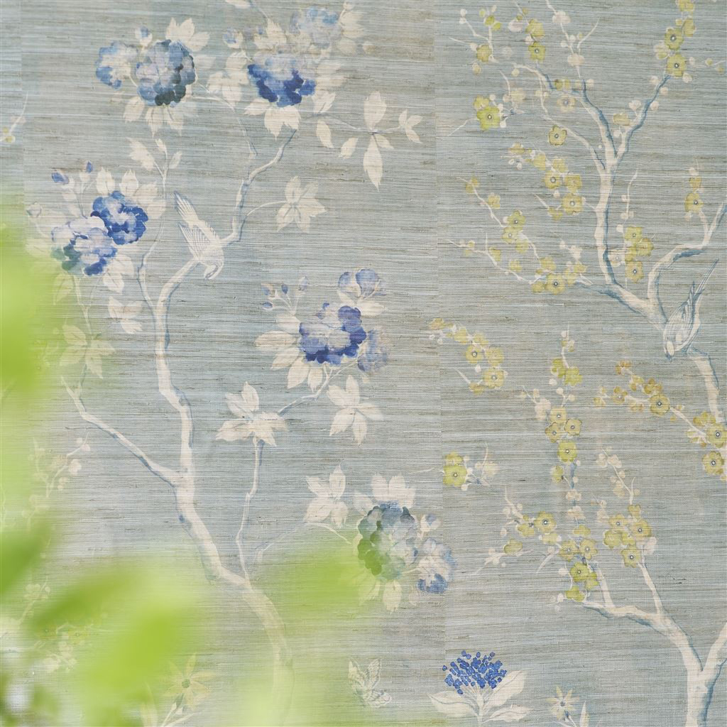 Wandbild Manohari Grasscloth - Delft