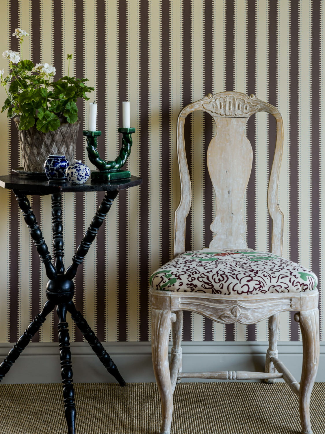 Tapete Jagged Stripe - Marron