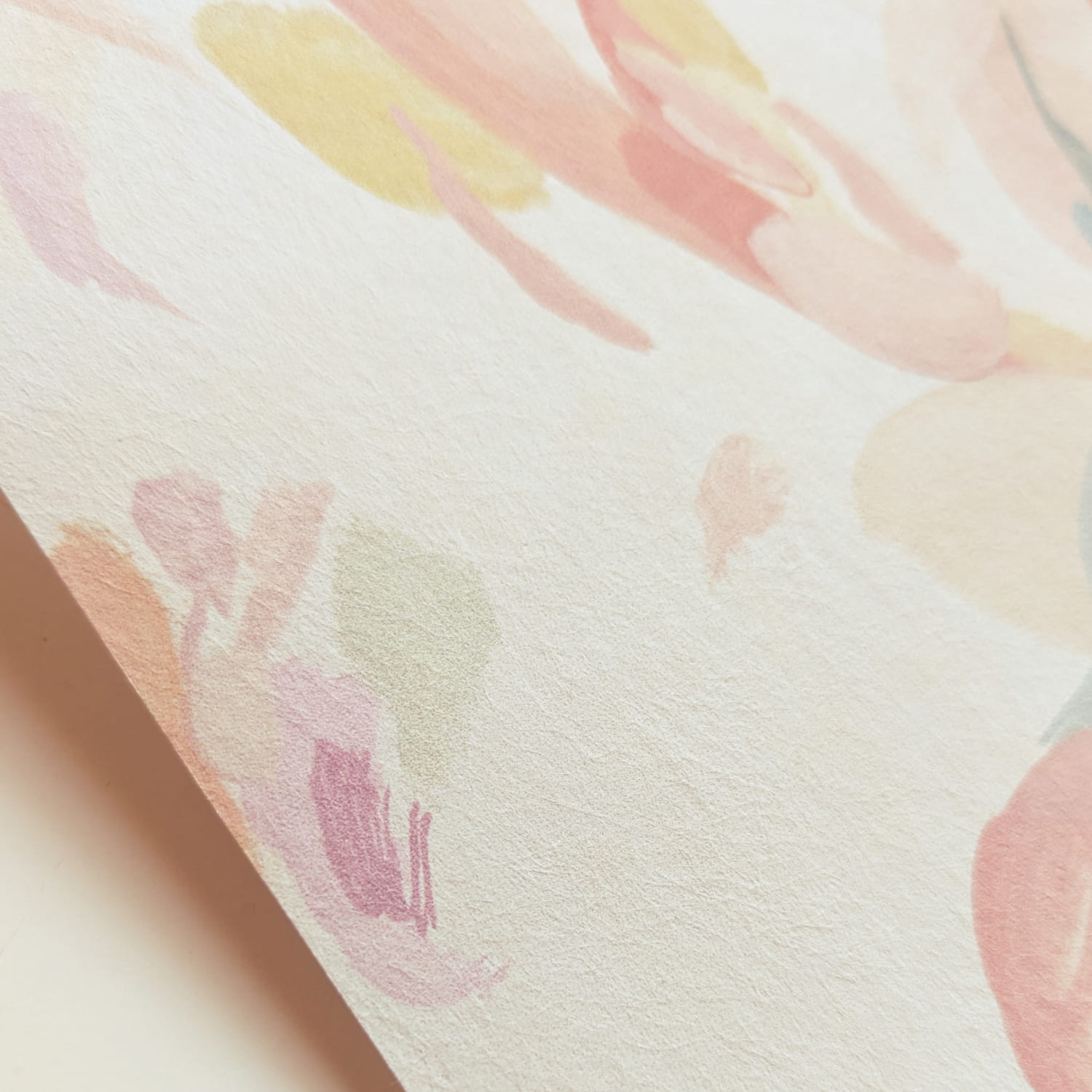 Tapete Abstract Blooms - Peach