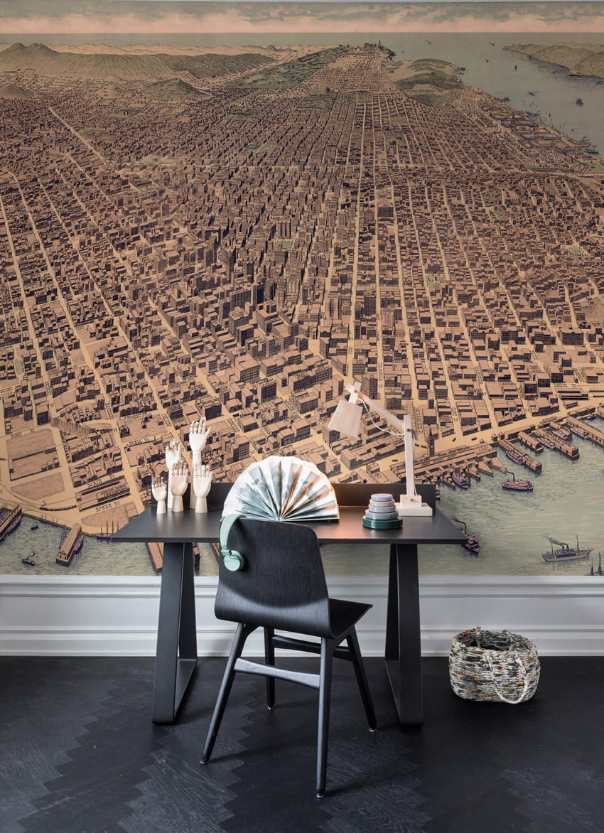 Wandbild A City Rises