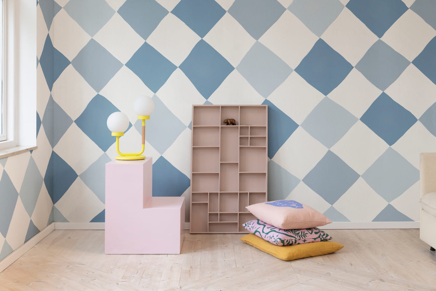 Wandbild Tremble - Blue