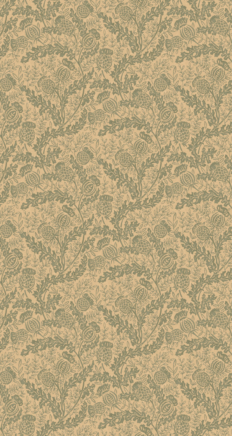 Tapete Mulberry Thistle - Teal