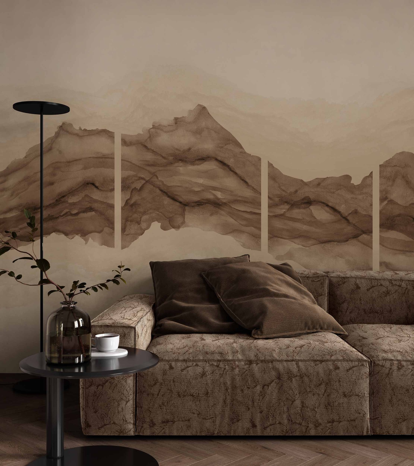 Stoff Sepia - Sand