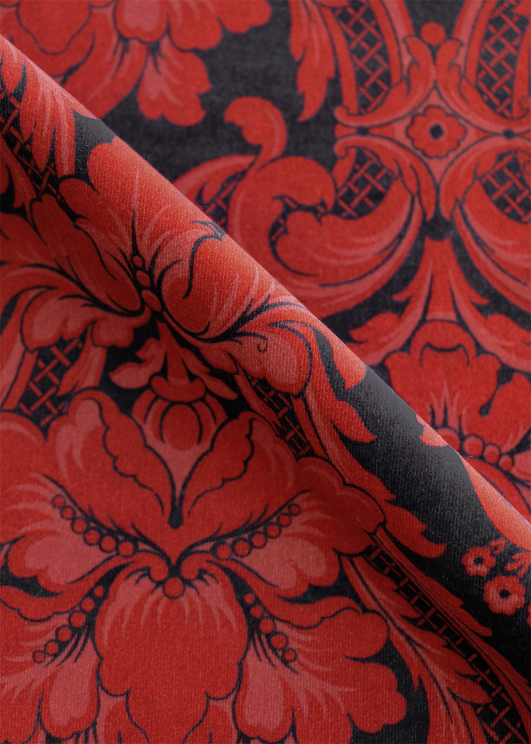 Stoff Venetian Damask - Ruby