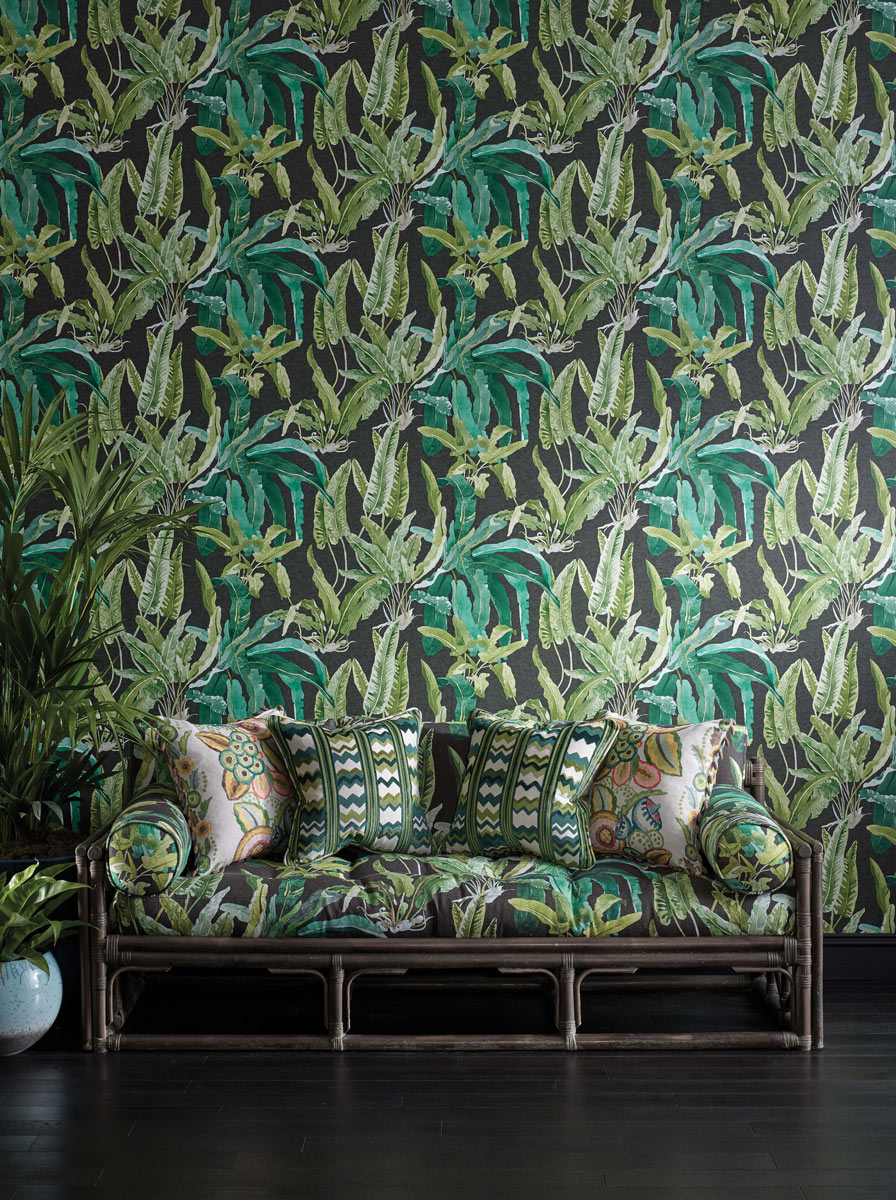 Tapete benmore - Emerald/ Green/ Ebony