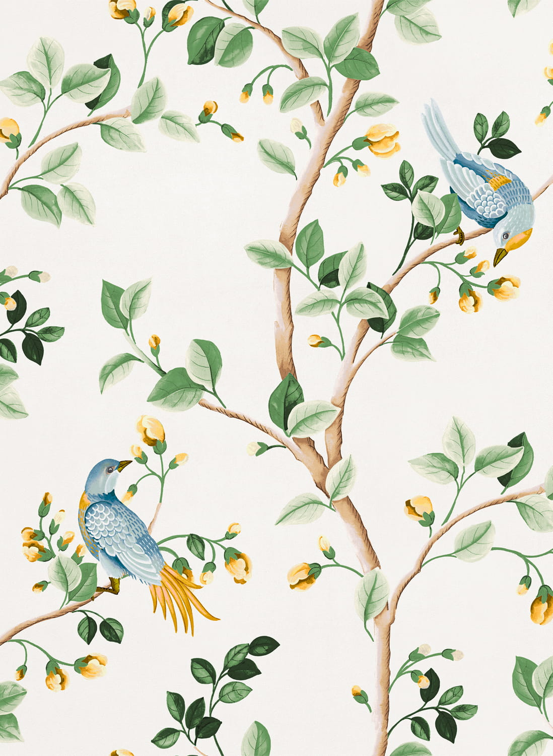 Tapete Birds Prosperity - Swan