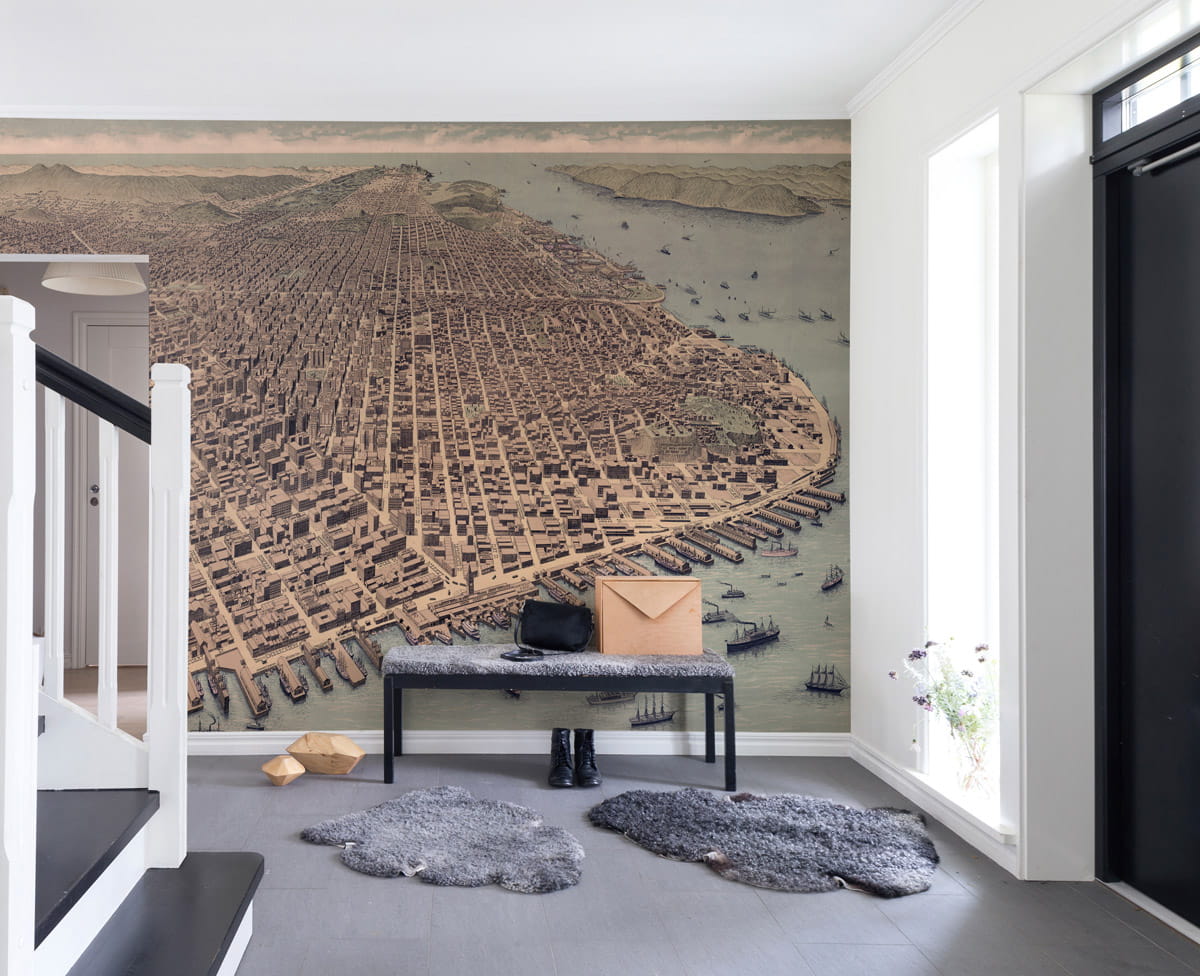Wandbild A City Rises