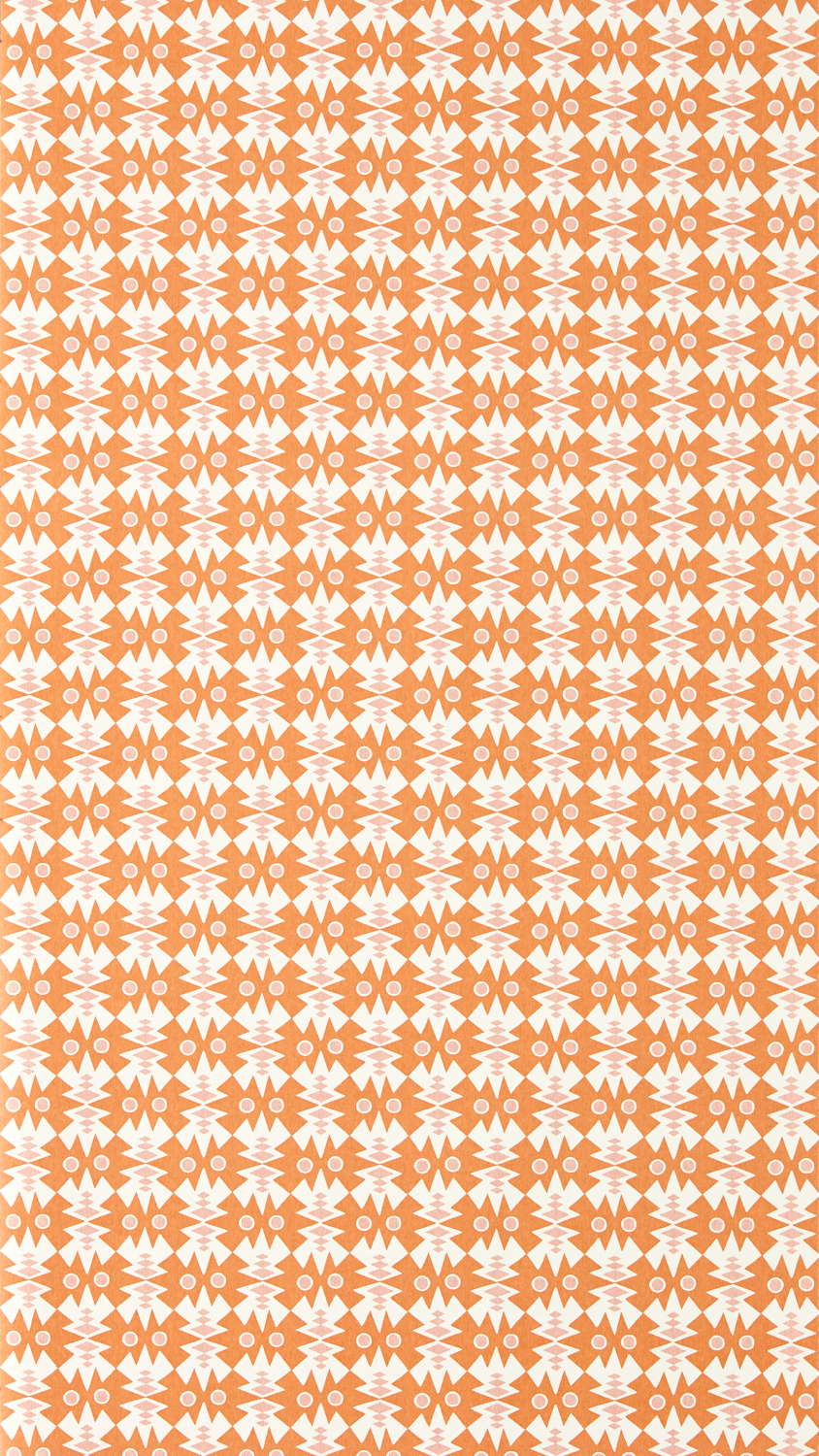 Tapete Owl & Butterfly - Tangerine/ Blush