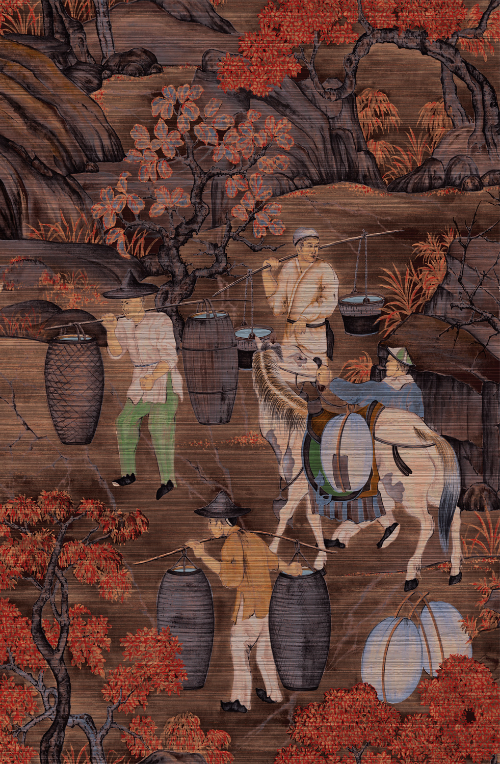 Tapete Toile de Tibet - Rust