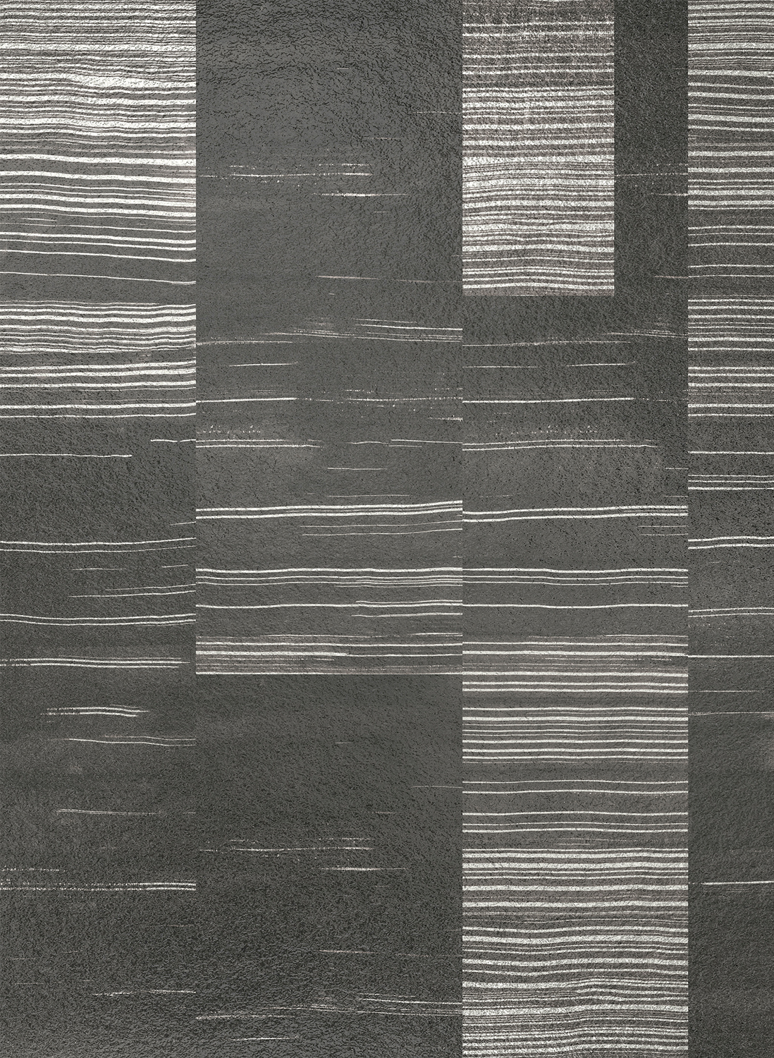 Wandbild Earth Layers Metallics - Onyx