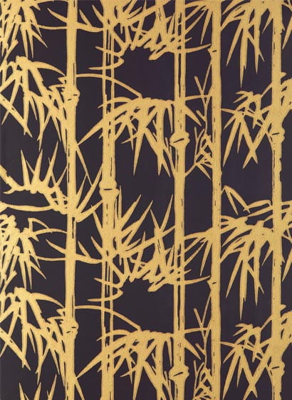 Tapete Bamboo - Black/ Gold